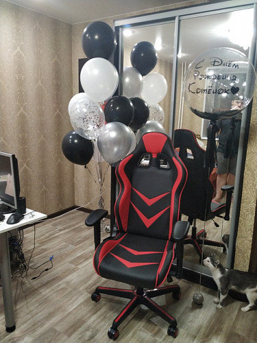 Компьютерное кресло Racer черный / красный / бежевый фото покупателя 45