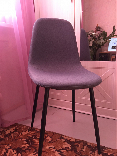 Стул на металлокаркасе Lilu 05 gray / white фото покупателя 36