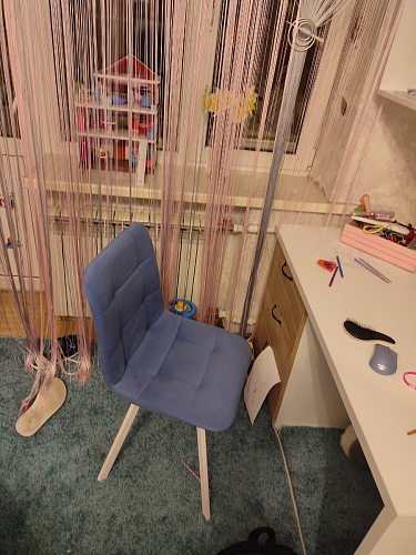 Стул Чилли 2 темно-серый  / черный фото покупателя 1247