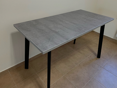 Стол Тринити Лофт 120 32 мм дуб галифакс табако / черный матовый фото покупателя 227