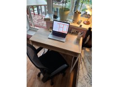 Письменный стол Лео Лофт бетон / черный матовый фото покупателя 28