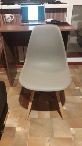 Пластиковый стул Eames PC-015 желтый фото покупателя 72