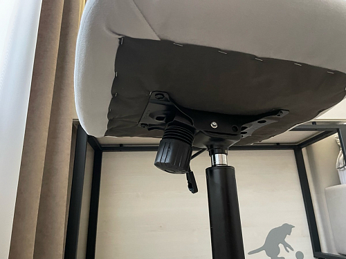 Компьютерное кресло Честер темно-серый велюр velutto 32 / белый фото покупателя 59