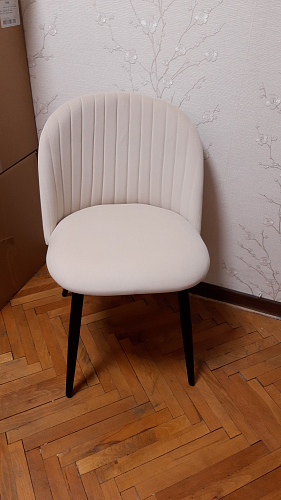 Стул на металлокаркасе Gabi 1 light purple / black фото покупателя 905