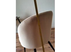 Стул на металлокаркасе Gabi 1 light purple / black фото покупателя 810