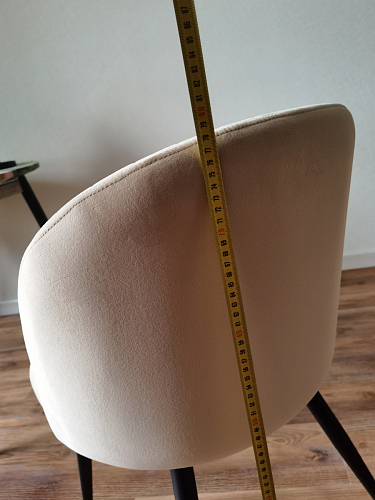 Стул на металлокаркасе Gabi 1 light blue / black / gold фото покупателя 810