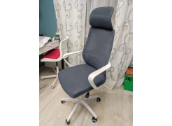 Компьютерное кресло Golem dark gray / white фото покупателя 70