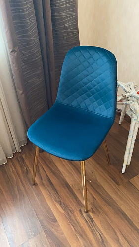 Стул на металлокаркасе Dabl 01 champagne / gold фото покупателя 150