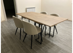 Стул на металлокаркасе Gabi green / black фото покупателя 894