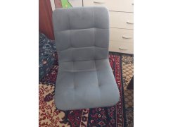 Стул на металлокаркасе Чилли светло-серый / черный фото покупателя 623