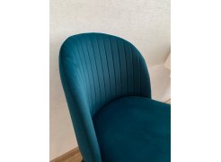 Стул на металлокаркасе Gabi 1 бежевый / черный с серебряными наконечниками фото покупателя 335