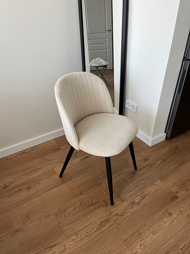 Стул на металлокаркасе Gabi gray / black фото покупателя 452