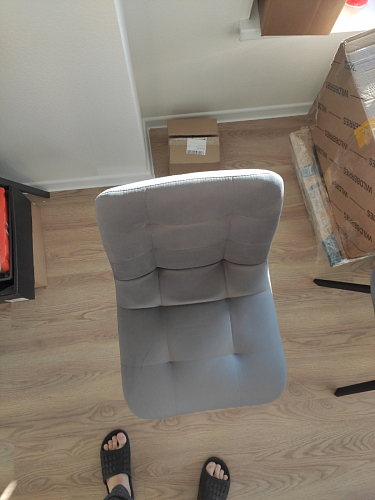 Стул на металлокаркасе Чилли бирюзовый / черный фото покупателя 1342