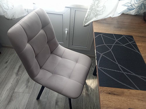 Стул на металлокаркасе Чилли зеленый / черный фото покупателя 677