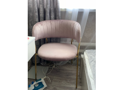 Стул на металлокаркасе Kamelia темно-серый / золотой фото покупателя 29