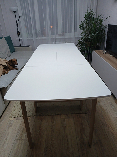 Стол обеденный раздвижной СтК7 дуб молочный фото покупателя 168