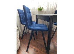 Стул на металлокаркасе Чилли горчичный / белый фото покупателя 122