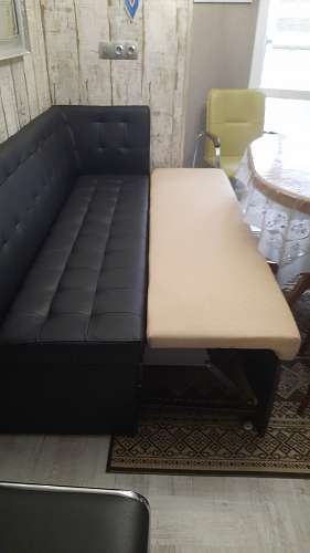 Кухонный диван Бриз правый рогожка berat ментоловая фото покупателя 1