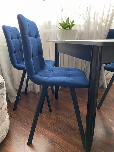 Комплект стульев Чилли 2 шт бежевый / черный фото покупателя 122