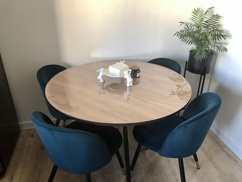 Стул на металлокаркасе Gabi gray / black фото покупателя 866