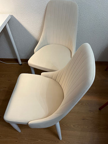 Стул на металлокаркасе Kora light blue / white фото покупателя 369