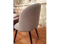 Стул на металлокаркасе Gabi 1 light purple / black фото покупателя 837