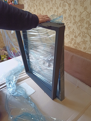 Деревянный стол Лота Лофт 140х80 дуб крафт табачный / черный матовый фото покупателя 918