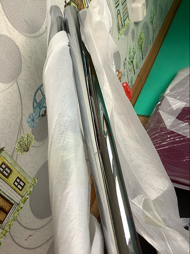 Стул на металлокаркасе DC2-001 black / white line / white фото покупателя 32