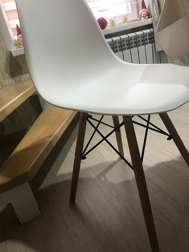Пластиковый стул Eames PC-015 серый фото покупателя 81
