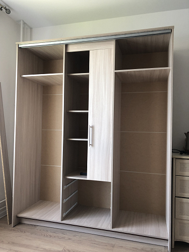 Шкаф-купе Фортуна дуб сонома / дуб сонома фото покупателя 3