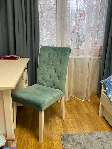 Стул Amelia white / fabric cream фото покупателя 4