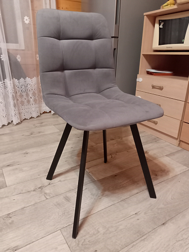 Стул Чилли 2 темно-серый  / черный фото покупателя 1076