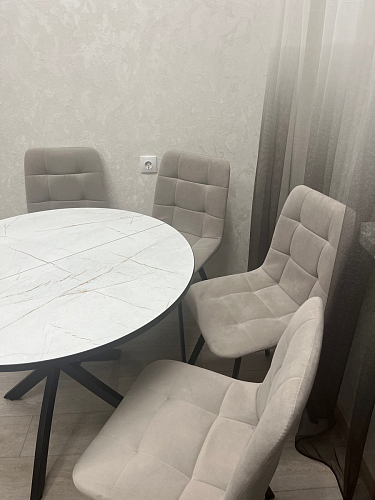 Стул на металлокаркасе Чилли зеленый / белый каркас фото покупателя 498