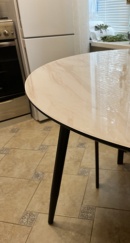 Стеклянный стол Анселм леонардо / черный фото покупателя 9