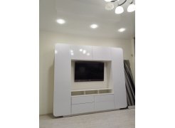 Готовая гостиная Румба белый / белый глянец  - Уцененный экземпляр фото покупателя 93