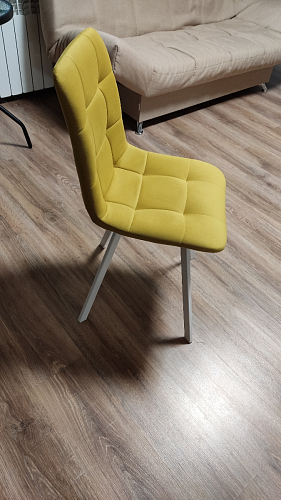 Стул на металлокаркасе Чилли К кирпичный / черный фото покупателя 202