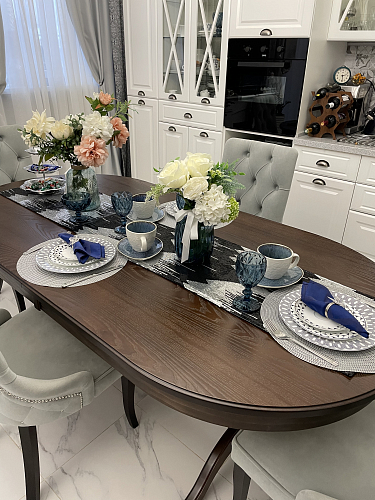 Стол Дейвер 200(260)х100 молочный фото покупателя 6