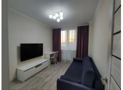 Стул на металлокаркасе Чилли синяя ткань / белый фото покупателя 120