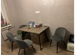 Стул на металлокаркасе Gabi 1 gray / black фото покупателя 590