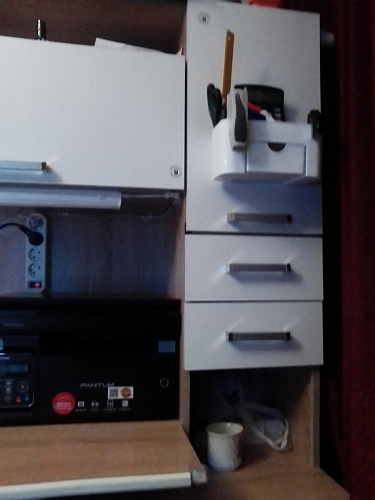 Стол компьютерный Джаз-17 белый правый фото покупателя 20