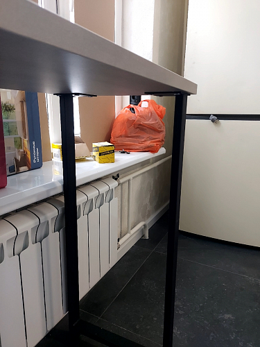 Барная стойка Дилан Лофт 120х50х90 бетон фото покупателя 58