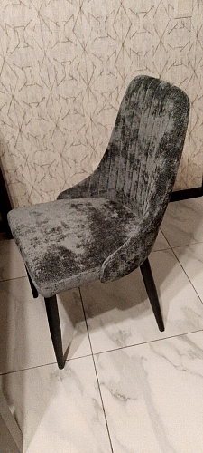 Стул на металлокаркасе Kora green / black фото покупателя 384