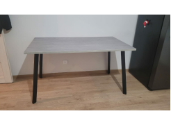 Стол Тринити Лофт 120 32 мм бетон / черный матовый фото покупателя 344