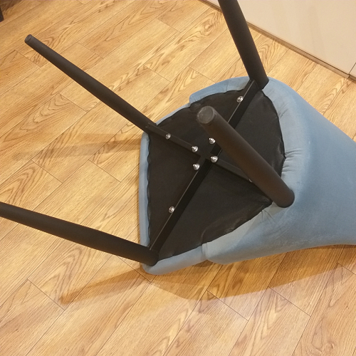 Стул на металлокаркасе Kora green / black фото покупателя 161