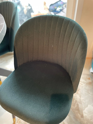 Стул на металлокаркасе Gabi dark beige / black / silver фото покупателя 978