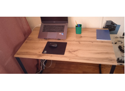 Письменный стол Клер Лофт черный матовый / бетон фото покупателя 4