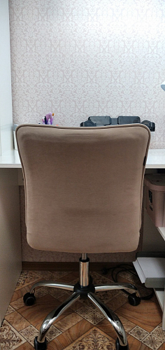 Компьютерное кресло One/Ван флок серый 29 фото покупателя 22