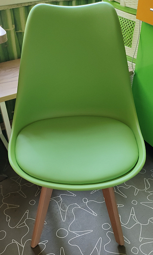 Стул Bonuss blue / wooden legs фото покупателя 89