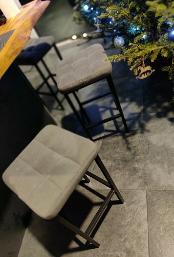 Барный стул Лофт катания минт / белый матовый фото покупателя 17