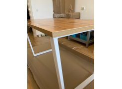 Стол Лота Лофт 140 25 мм черный матовый / бетон фото покупателя 510